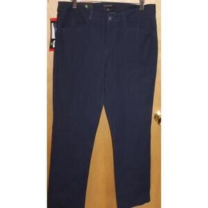 NEW Banana Republic Women's size 6 Navy Blue Slim Straight Chino Pants I9
